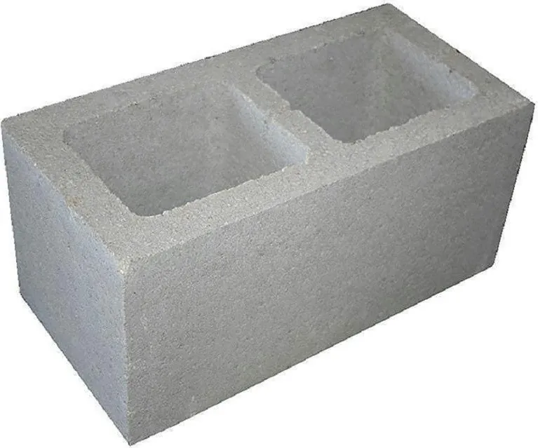 16" Cored Concrete Block