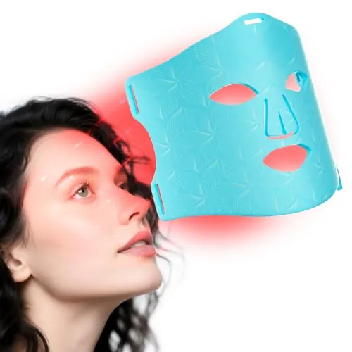 LED Red Light Face Mask with 7 Light Modes