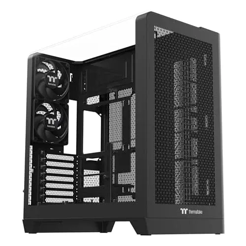 Thermaltake View 390 Air Mid Tower PC Case w/ 2x Fans (Black)