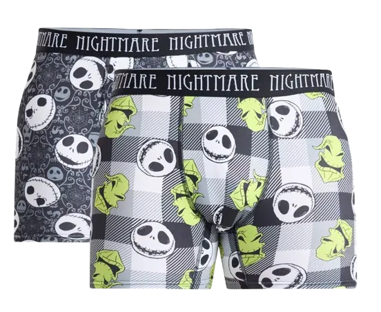 Disney The Nightmare Before Christmas Men's Boxer Briefs 2-Pack