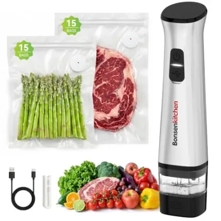 Bonsenkitchen Vacuum Sealer w/ 30 Bags
