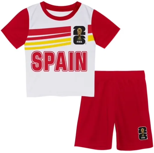 FIFA World Cup 2026 Youth Toddler Spain 2-piece Soccer Kit Set 2-4T