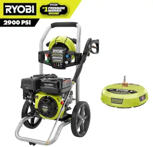 RYOBI 2900 PSI 2.5 GPM Cold Water Gas Pressure Washer with 212cc Engine and 15 in. Surface Cleaner