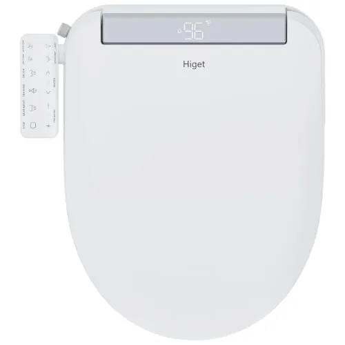 Higet Heated Elongated Bidet Toilet Seat