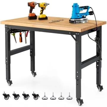 Enjoywood 48" Adjustable Height Workbench