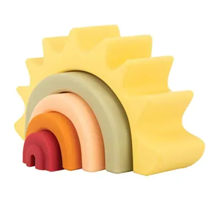 Nuby Soft Silicone Stackable Sun Interactive Toy