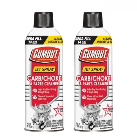 2-Pack 14oz Gumout Carb & Choke Jet Spray Carburetor Cleaner