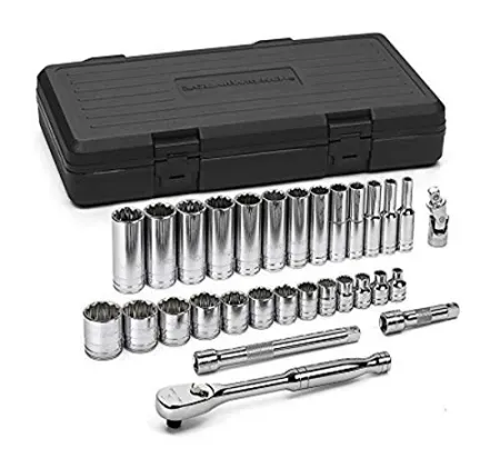 30pc GEARWRENCH 3/8" Drive 12 Pt. Mechanics Tool Set (SAE)