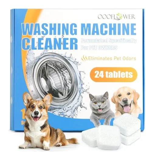 OOOFLOWER Washing Machine Cleaner Tablets 24-Count
