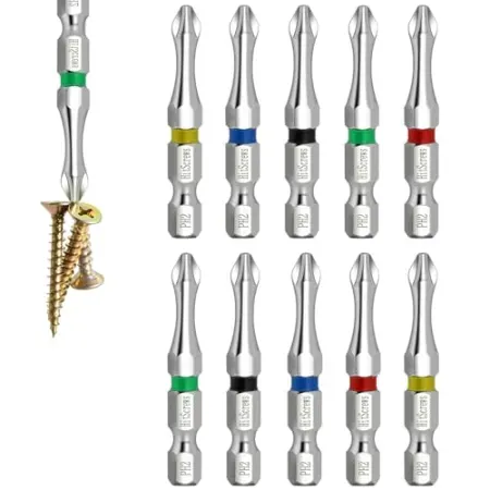 10-Pack HitScrews Magnetic Screwdriver Bits