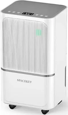 Spacekey 34 Pints Dehumidifier for Basement with Drain Hose, Up to 2500 Sq.Ft