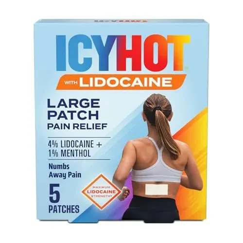 Icy Hot Lidocaine Pain Relief Patches 5-Count