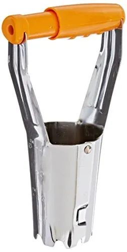 Fiskars Spring-Loaded Bulb Planter w/ Depth Gradation Marks 2.25"