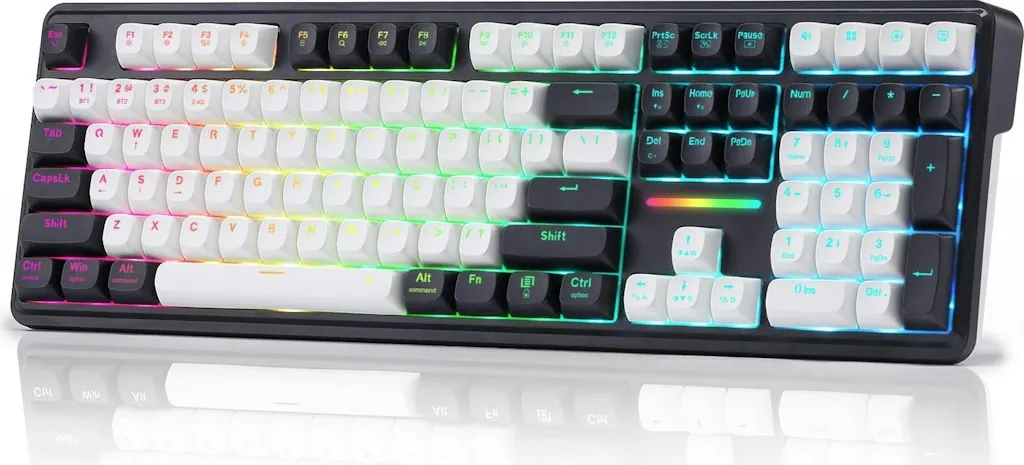Redragon K745 PRO Wireless 108-Key RGB Gaming Keyboard