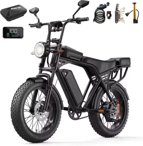 Aairsk X5 20" Fat Tire All Terrain Electric Bike 1500W Motor