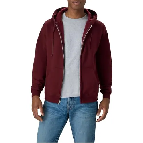 Hanes Men's Ecosmart Full-Zip Fleece Hoodie