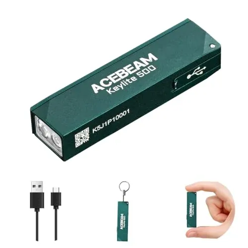 ACEBEAM Keylite 500 Rechargeable EDC Keychain Flashlight