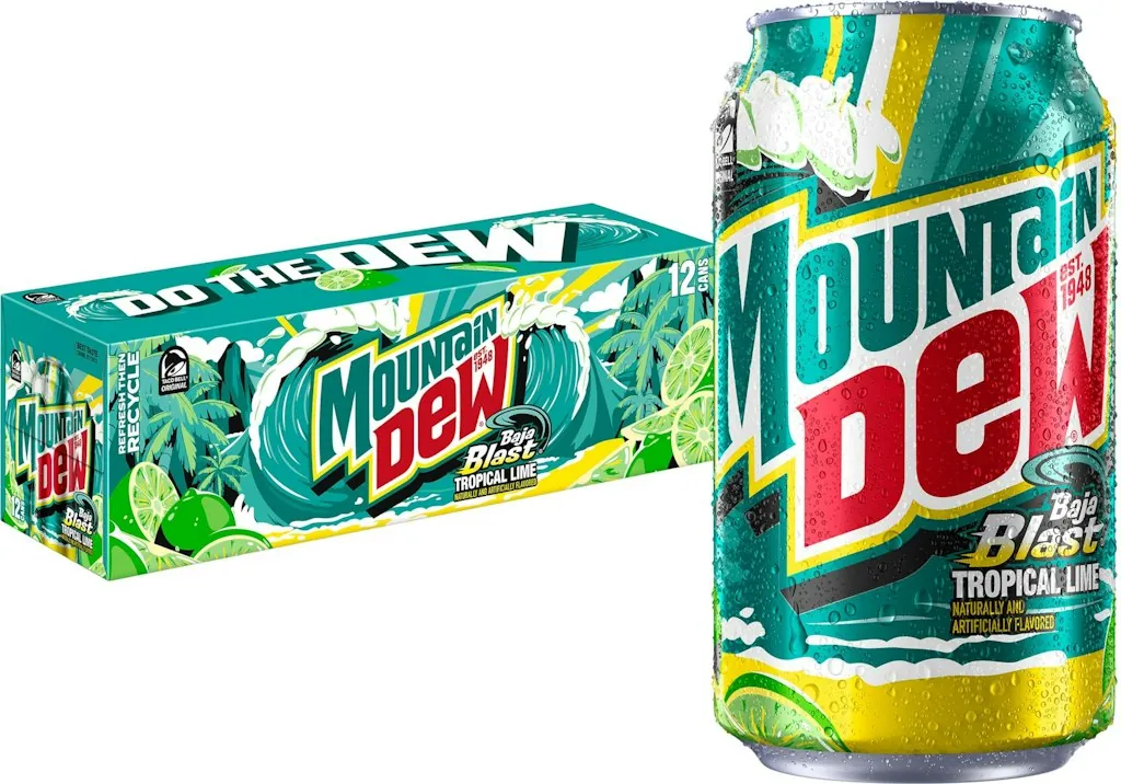 Mountain Dew Baja Blast 12-oz. Can 12-Pack for 3