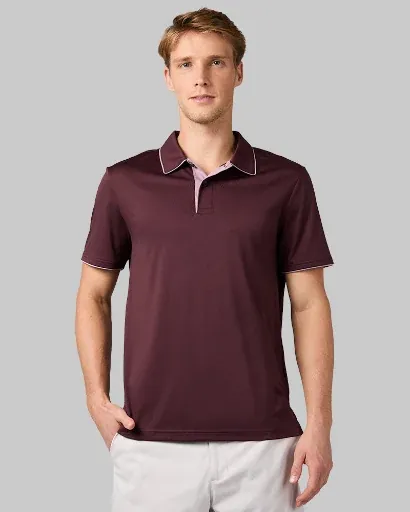 32 Degrees Men's Stretch Flow Tipped Polo