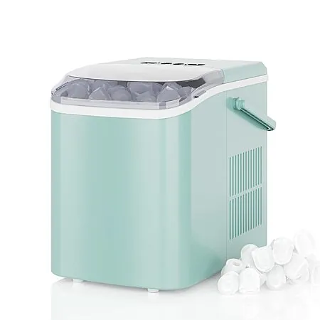 DUMOS Auto-Cleaning Countertop Ice Maker Machine (26-lbs/24Hrs)