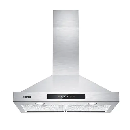 CIARRA 30" Wall Mount Range Hood