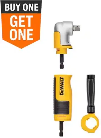 Dewalt Maxfit Modular 3/8" Right Angle Attachment + FREE 6-Piece DEWALT MAXFIT ULTRA 3/8" Socket Set