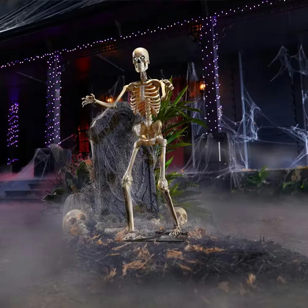 Home Accents Holiday 3ft LED Skelly Halloween Decoration