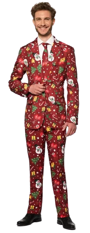 Suitmeister Men's Light-Up Christmas Suit