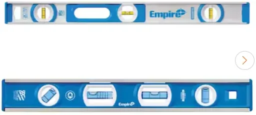Empire 24" Aluminum I-Beam Level + 12" Compact Box Level Set