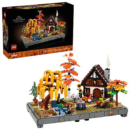 1102-pc Lego Icons Autumn Cottage Garden Building Set (11372)