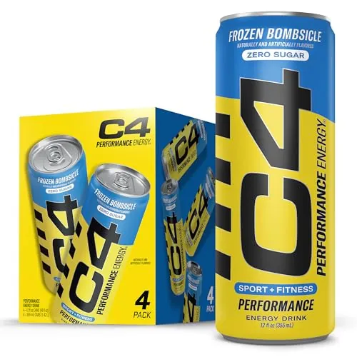 4-Pack 12-Oz C4 Performance Energy Drink (Frozen Bomb)