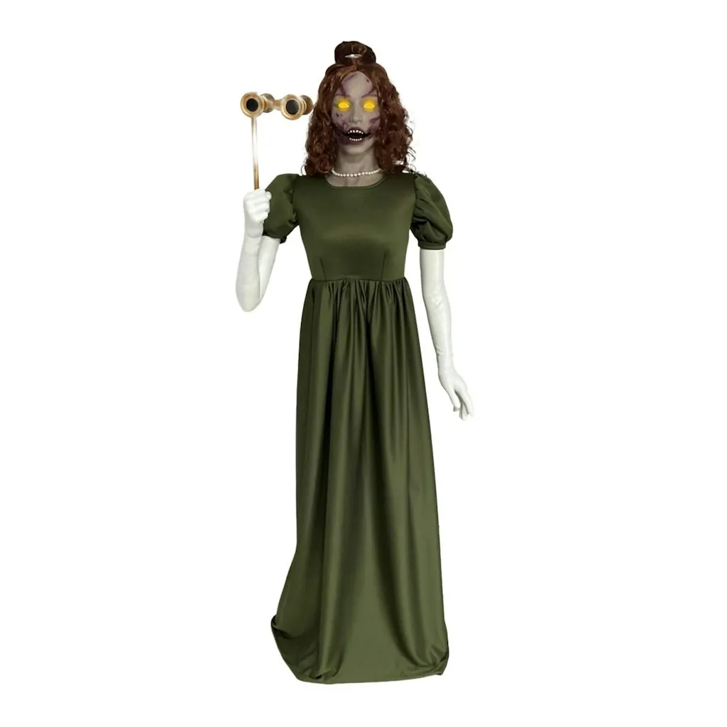 Haunted Hill Farm 5.8-Foot Bridgertomb Woman Halloween Animatronic