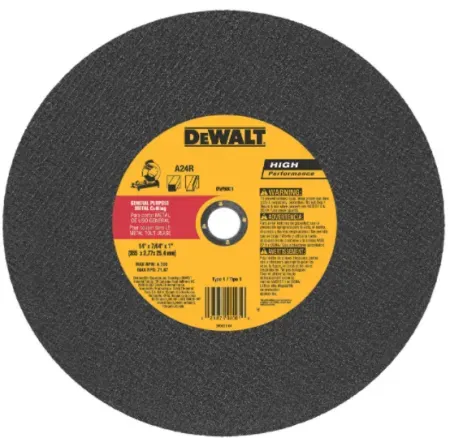 DEWALT General Purpose Chop Saw Wheel