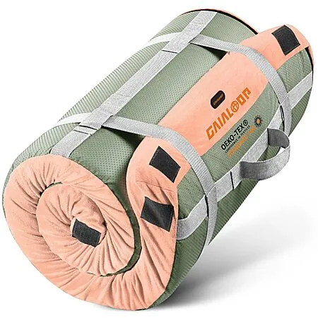 Gaialoop Memory Foam Roll Up Sleeping Mat (72"x24"x3")