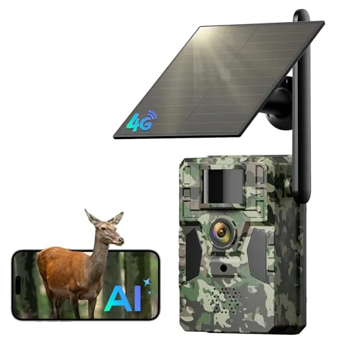 4G LTE Cellular Trail Camera with AI Animal Detection