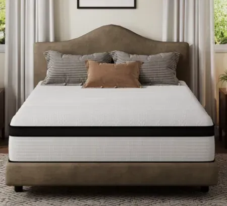 Avenco Whisper 10" Queen Hybrid Mattress in a Box
