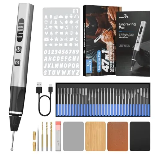 STREBITO 47-in-1 Cordless Engraving Pen Kit