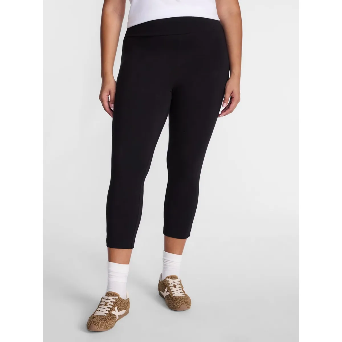Terra and Sky Plus Size Capri Legging