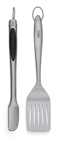 Weber Stainless Steel Style Barbecue Tool Set 2-Piece