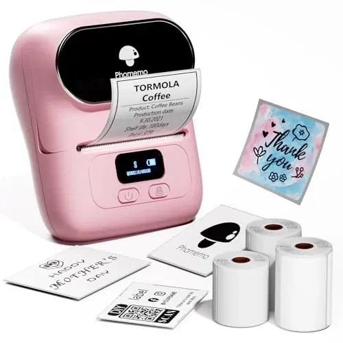 Phomemo M110 Label Maker with 3 Tapes