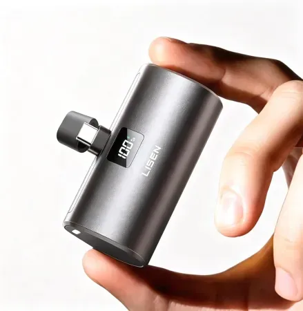 6800mAh LISEN 22.5W USB-C Mini Portable Charger w/ Display