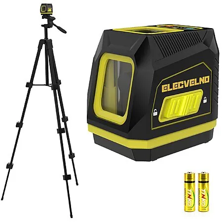 Elecvelno Green Cross Self Leveling Laser Level w/ Tripod