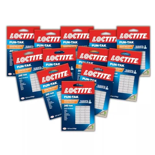 Loctite Eco Fun-Tak Mounting Putty 12-Pack 6-Oz