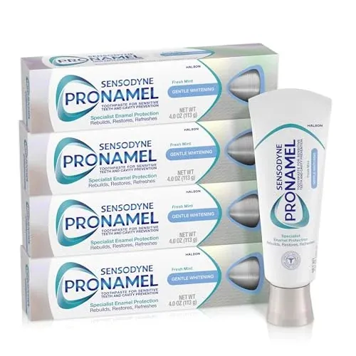 Sensodyne Pronamel Gentle Whitening Fresh Mint Toothpaste 4 oz (4 Pack)