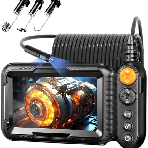 Daxiongmao Dual Lens IP67 Endoscope 1080p Camera & 5" Screen