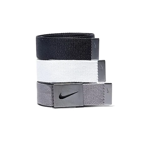 3-Pack Nike Men's Web Golf Belts (various colors)