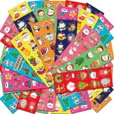 40-Sheets HSHFAMIIY Christmas Stickers