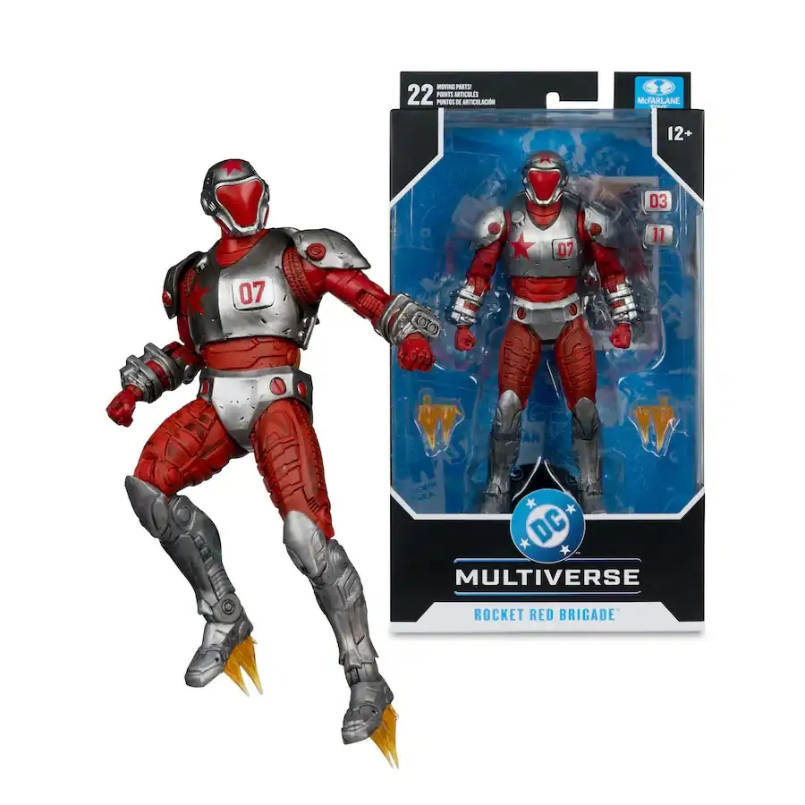 McFarlane Toys DC Multiverse Rocket Red Brigade 7.25" Action Figure
