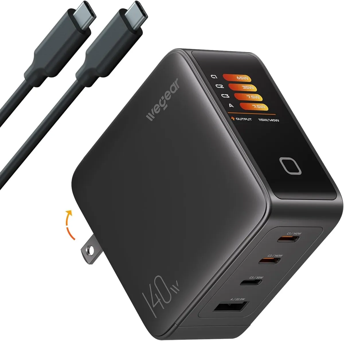 wegear 140W GaN USB-C Charger Block