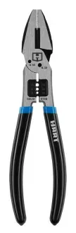 HART 8" Multifunction Linesman Pliers w/ Comfort Grips